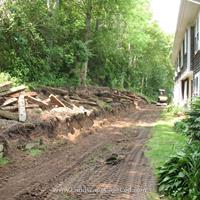 Click to view album: Timber Retaining Wall