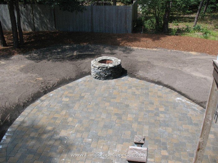Viewing Album: Paver Patio with Firepit